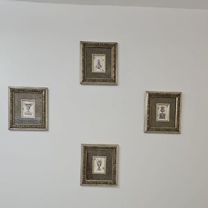 Set of Four Ornate Framed Art Prints